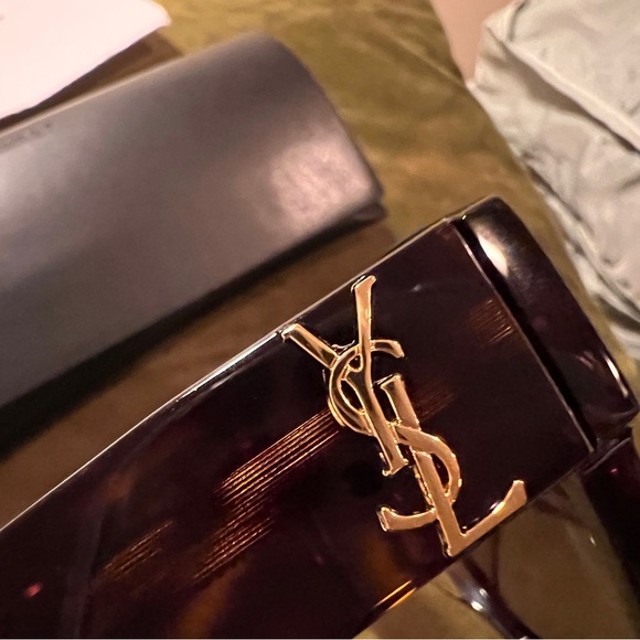 YSL SL M9N 003 square, tortoise sunglasses - Picture 7 of 14